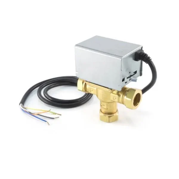 2motorised mid position valve 3 port 22mm
