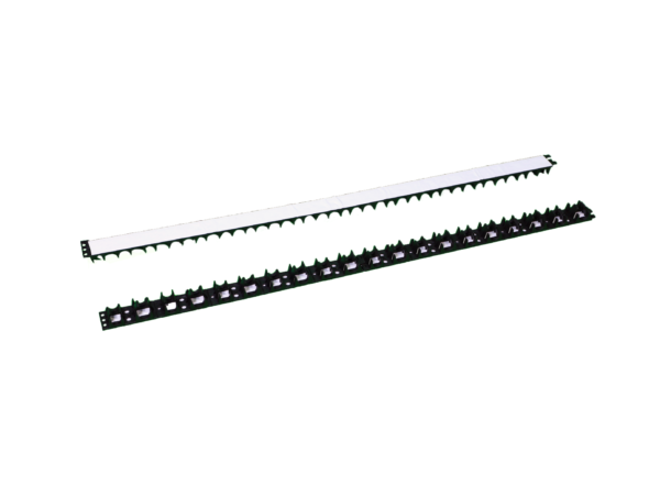 1 m long clip rail with adhesive tape at the the back to secure underfloor heating pipe