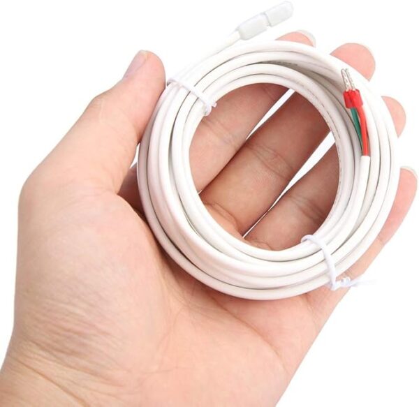 Floor probe measuring 3m, featuring white cable with green and red wires.