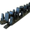 1 m long clip rail with adhesive tape at the the back to secure underfloor heating pipe