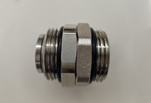 Extension nut for manifold, stainless steel threaded fitting