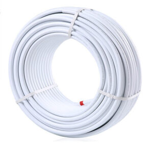 roll of white PERT AL PERT pipe 12mm diameter