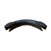 Pipe bend support: a plastic bracket with a curved shape, designed to hold and stabilize a pipe bend in place.