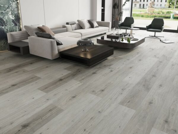 Polar Grey Oak LVT Vinyl Flooring 187mm x 2mm x 1227mm