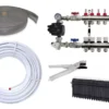low profile 12mm pipe underfloor heating kit