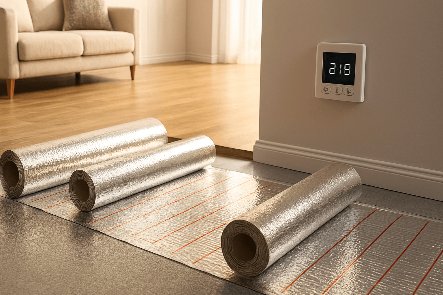 Underfloor Heating Foil Mats