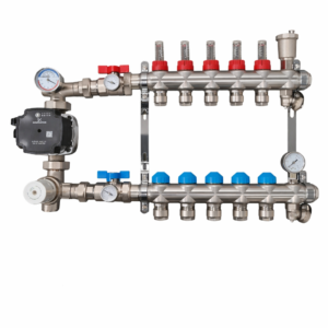 part of a manifold system Manifold valves and gauges