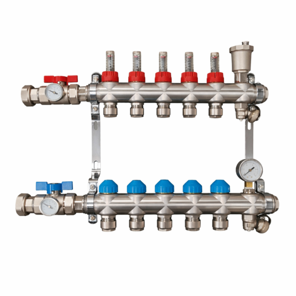 part of a manifold system Manifold valves and gauges