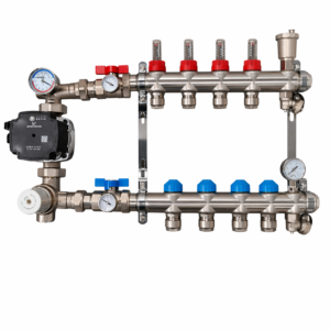 part of a manifold system Manifold valves and gauges